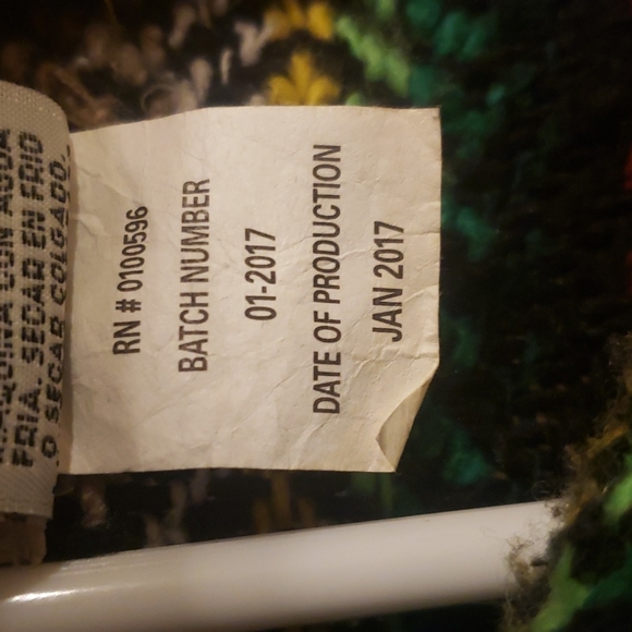 Earth Ragz Hoodie [Uni-sex] Multi-color- Woven Pullover Size Small - Picture 5 of 7